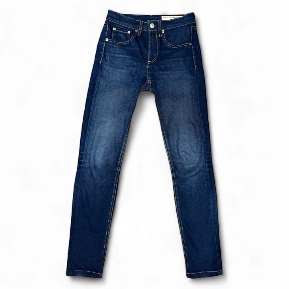 Rag & Bone High Rise Skinny Jeans Dark Wash Size 23
